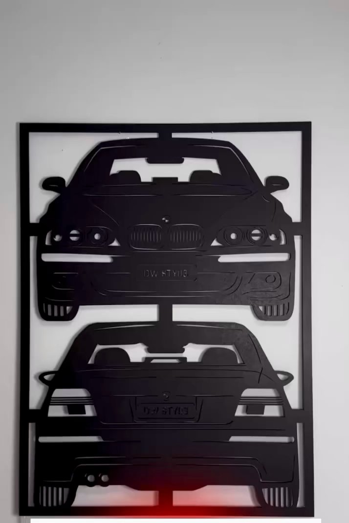 Drewniany obraz "BMW"
