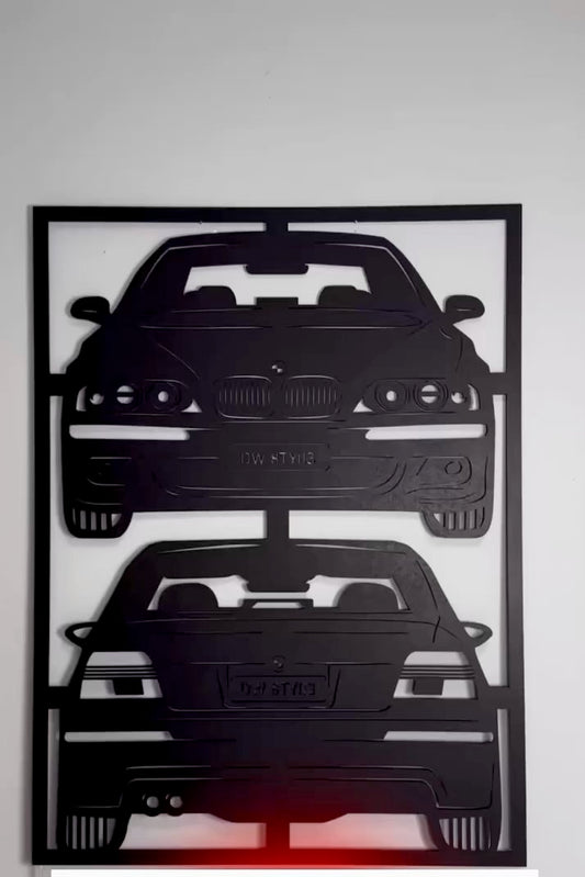 Drewniany obraz "BMW"